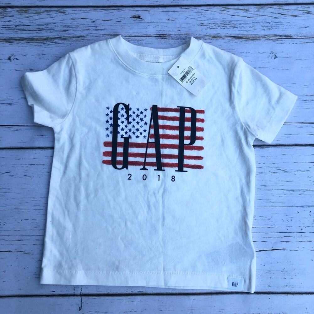Baby Gap Graphic Short Sleeve Tee Sz 12-18 M